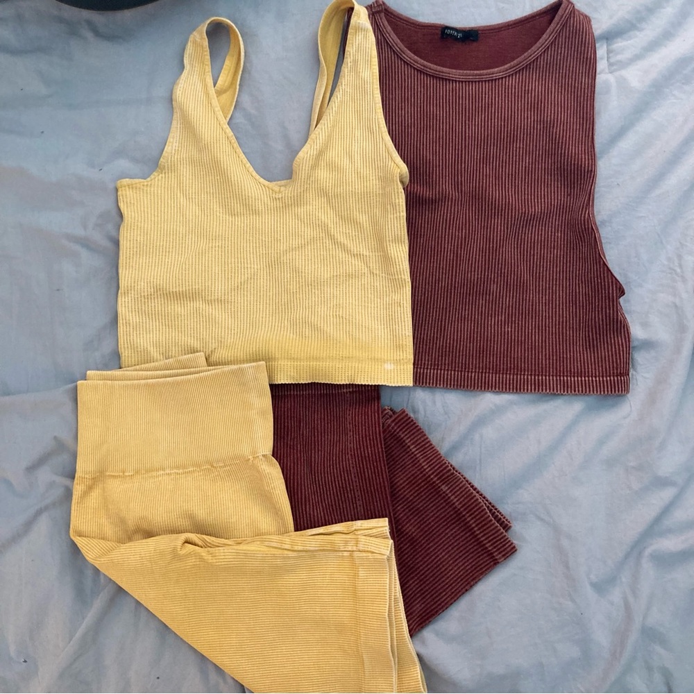 Ribbed Workout Sets- Nikki Bikki, Forever 21